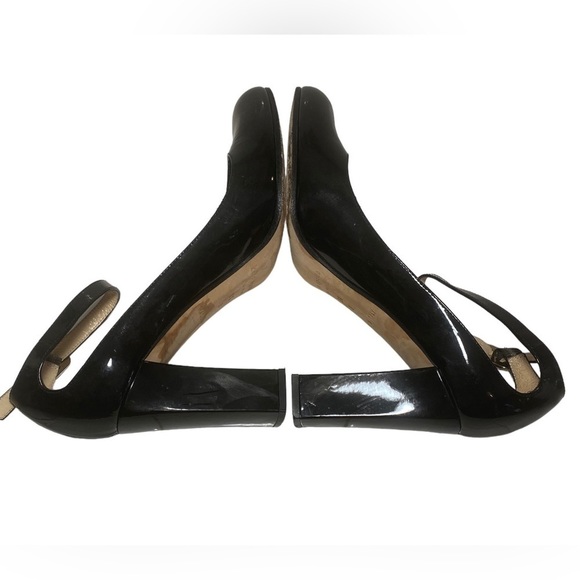 Kate Spade New York Patent Leather Pumps with Ankle Strap. - Picture 4 of 8